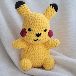Handmade Pikachu Plushie